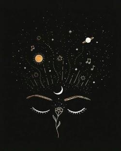 Celestial Dreamscape Illustration