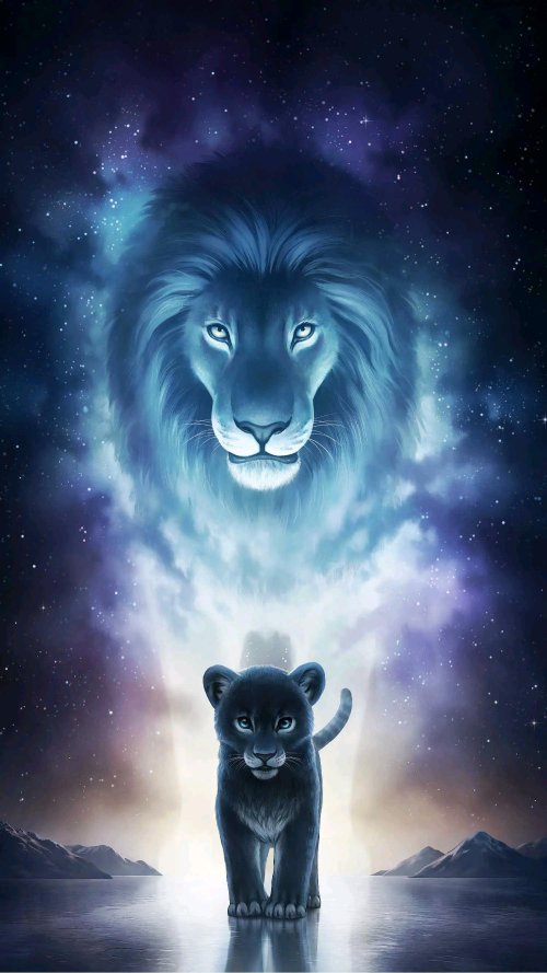 Celestial Lion and Cub