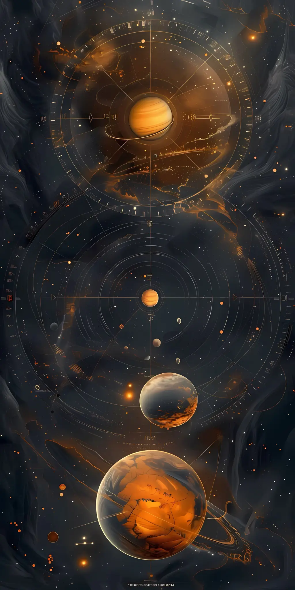 Celestial Planetary Alignment - Related StockWalls wallpaper