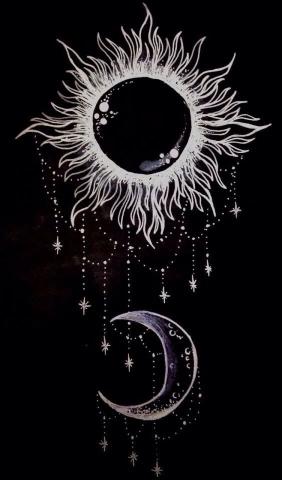 Celestial Sun and Moon