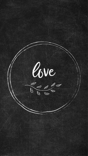 Chalkboard Love Circle - Related OpersCraft wallpaper