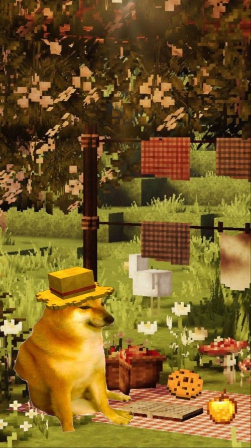 Cheems Minecraft Picnic - Related OpersCraft wallpaper
