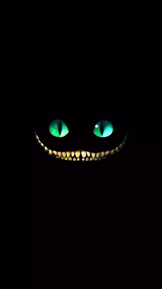 Cheshire Cat Grin - cartoon Wallpaper