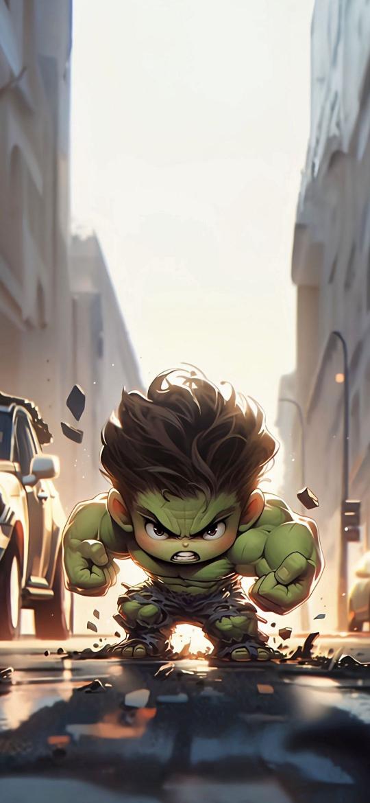 Chibi Hulk Smash - marvel Wallpaper