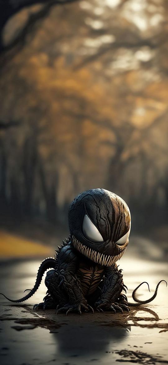 Chibi Venom in Forest