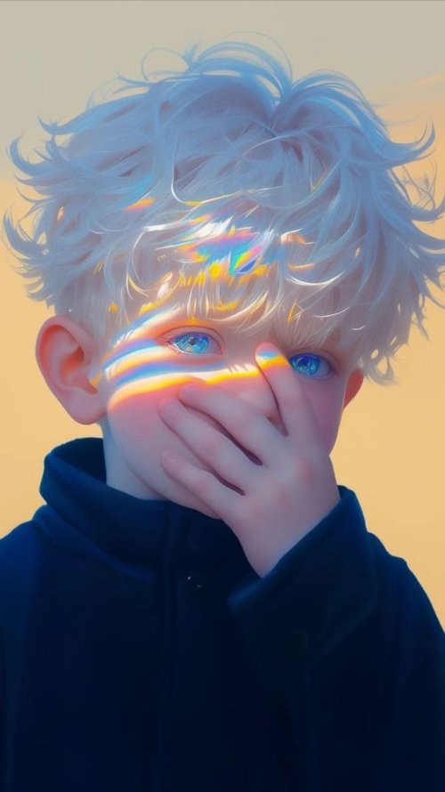 Child_with_Rainbow_Light_on_Face - Related OpersCraft wallpaper