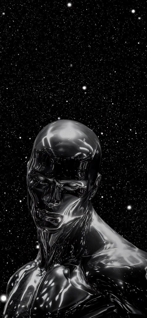 Chrome Man in Space - ghetto Wallpaper
