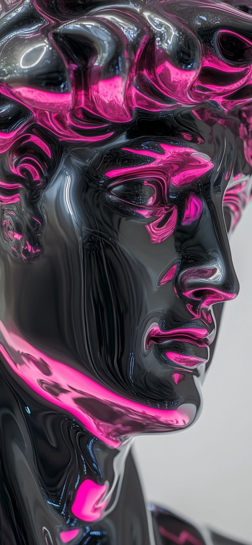 Chrome Neon Sculpture - Related OpersCraft wallpaper