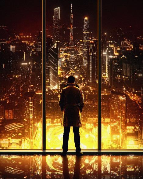 City Lights Contemplation