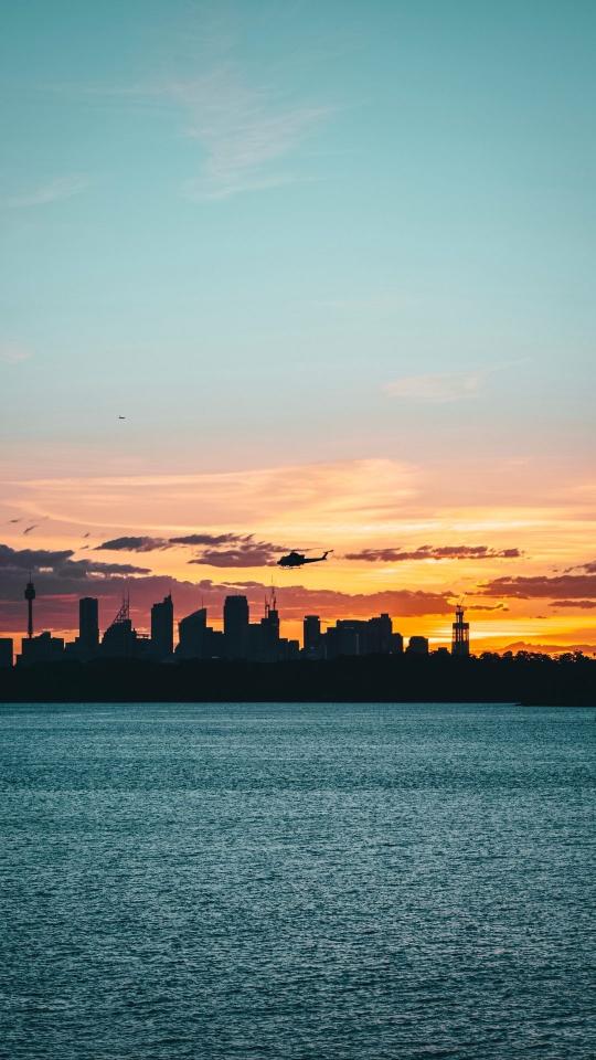 Cityscape Sunset Silhouette - Related OpersCraft wallpaper