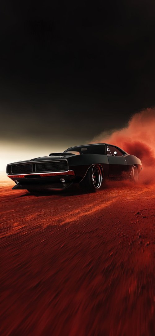 Classic Muscle Car Drift