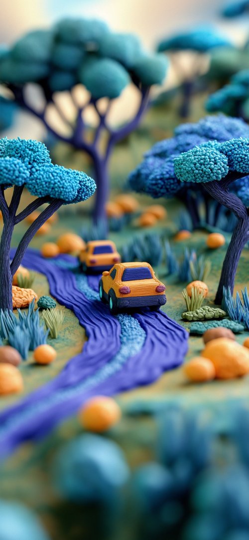 Claymation Car Journey