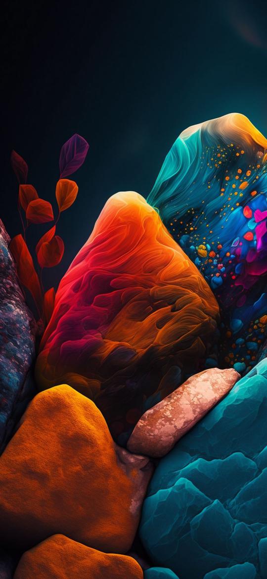 Colorful Abstract Rock Formation - Related StockWalls wallpaper