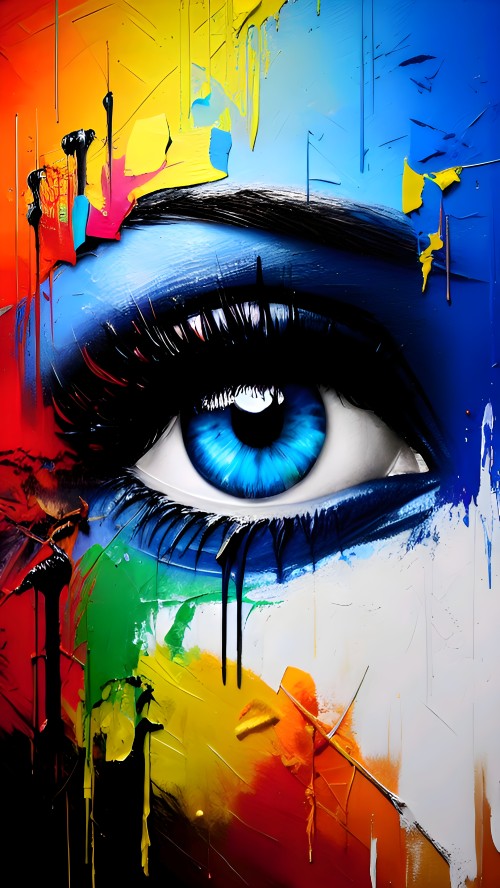 Colorful Eye Expression - Related OpersCraft wallpaper