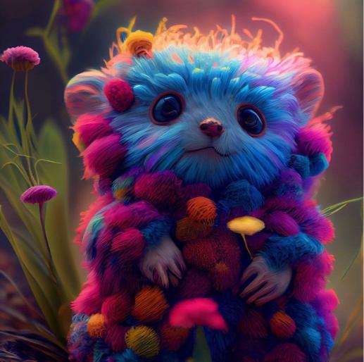 Colorful Fluffy Creature - Related OpersCraft wallpaper