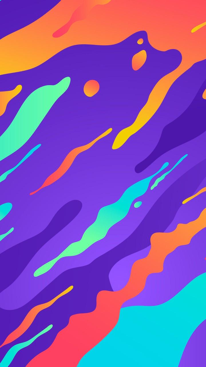 Colorful Fluid Shapes - Related StockWalls wallpaper
