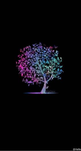 Colorful Galaxy Tree - Related StockWalls wallpaper