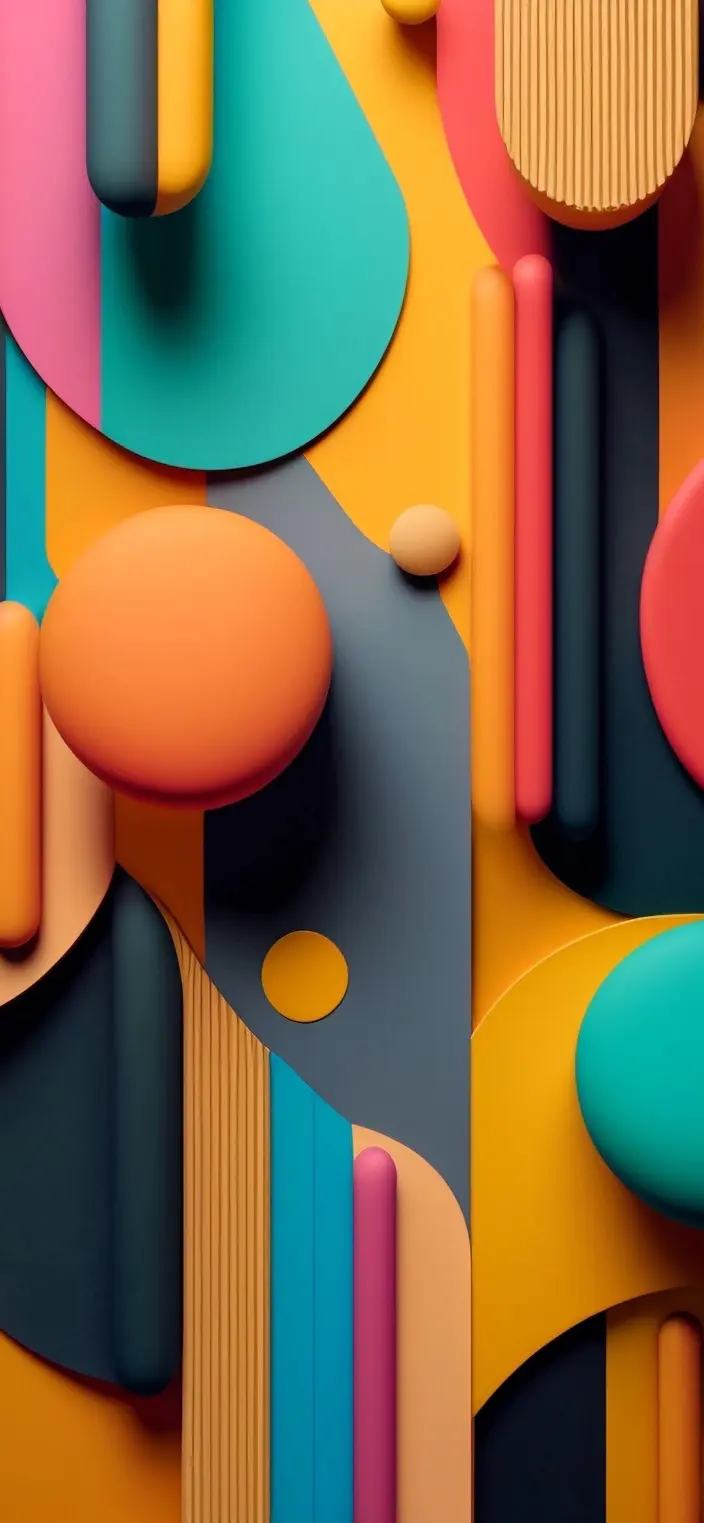 Colorful Geometric Shapes - Related OpersCraft wallpaper