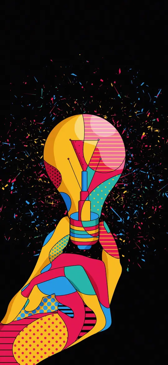 Colorful Idea Explosion - abstract Wallpaper