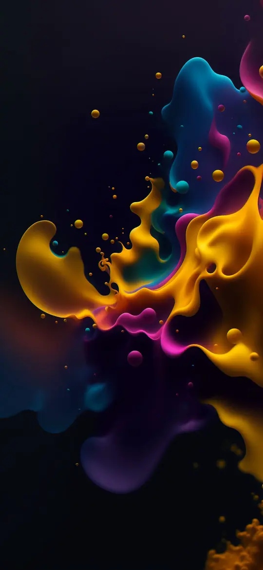Colorful Liquid Splash Art - Related OpersCraft wallpaper