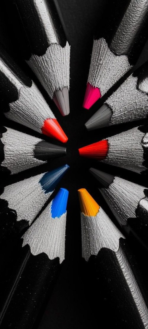 Colorful Pencils on Black - Related OpersCraft wallpaper
