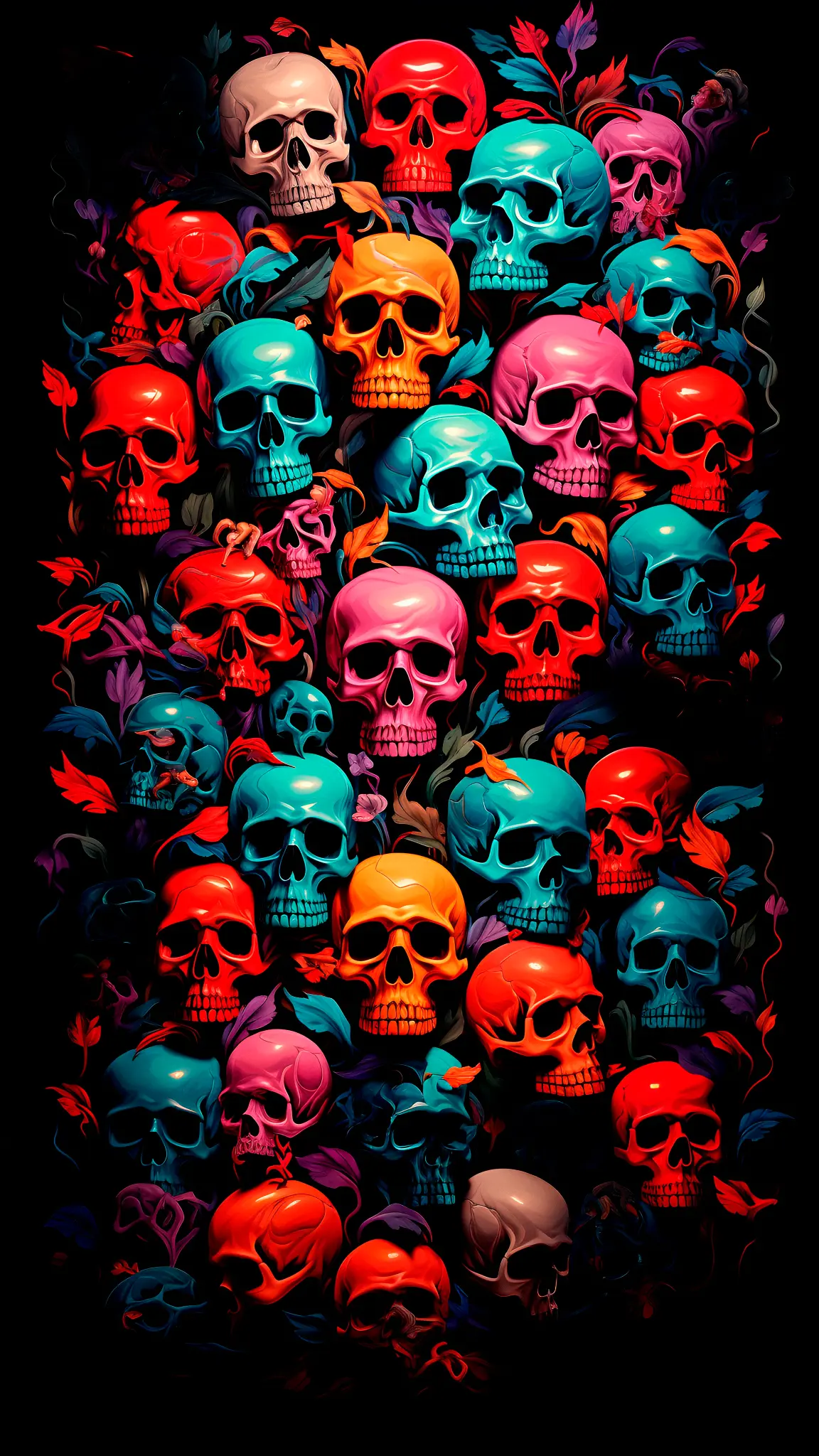 Colorful Skull Collection