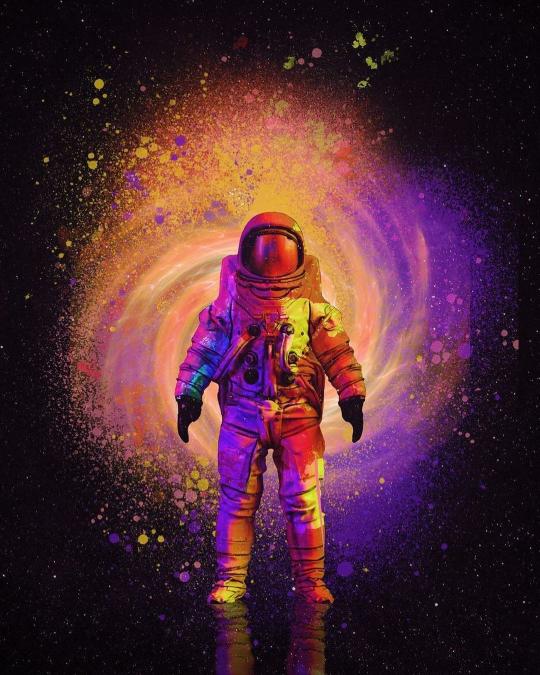 Colorful Space Explorer - Related StockWalls wallpaper