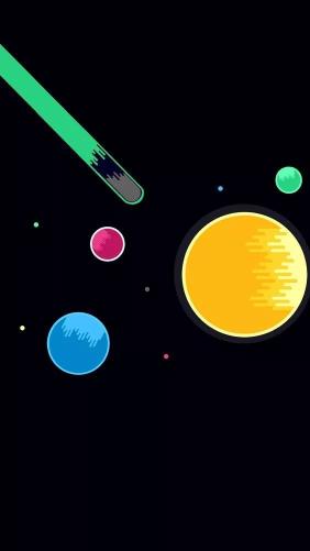 Colorful Space Illustration - Related StockWalls wallpaper