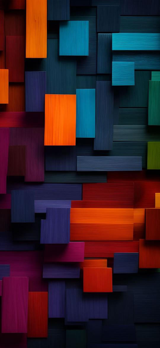 Colorful Wooden Blocks - Related OpersCraft wallpaper