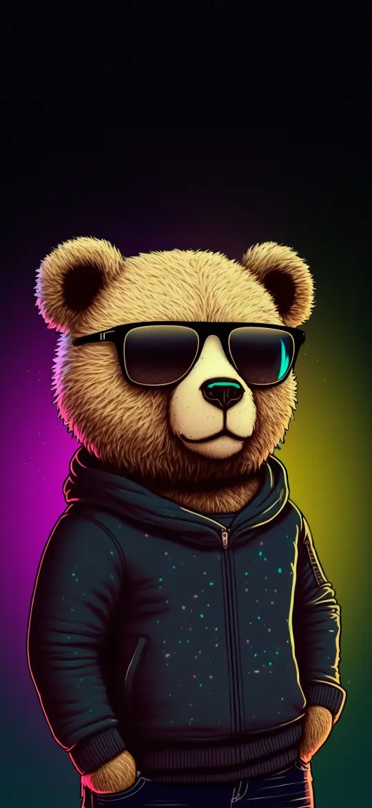 Cool Bear with Hoodie - Related OpersCraft wallpaper