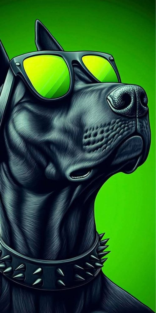 Cool Dog with Sunglasses - Related OpersCraft wallpaper