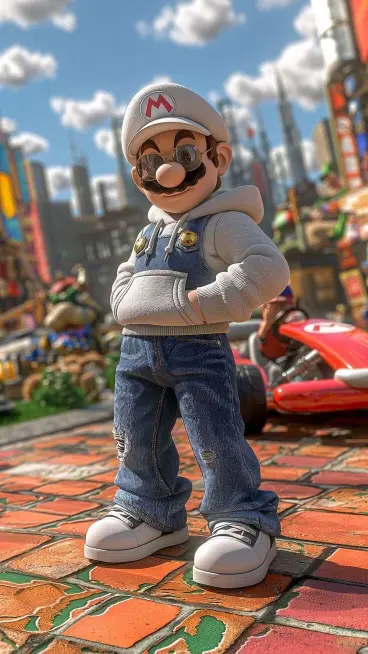 Cool Mario in the City