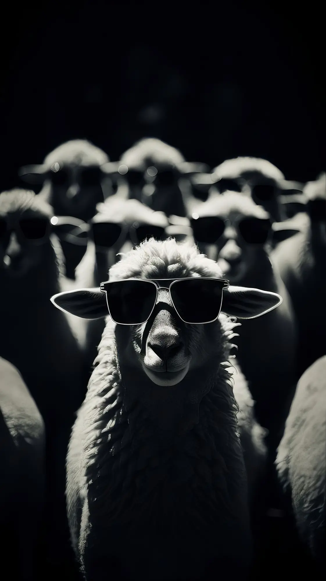 Cool Sheep Squad - animals Wallpaper