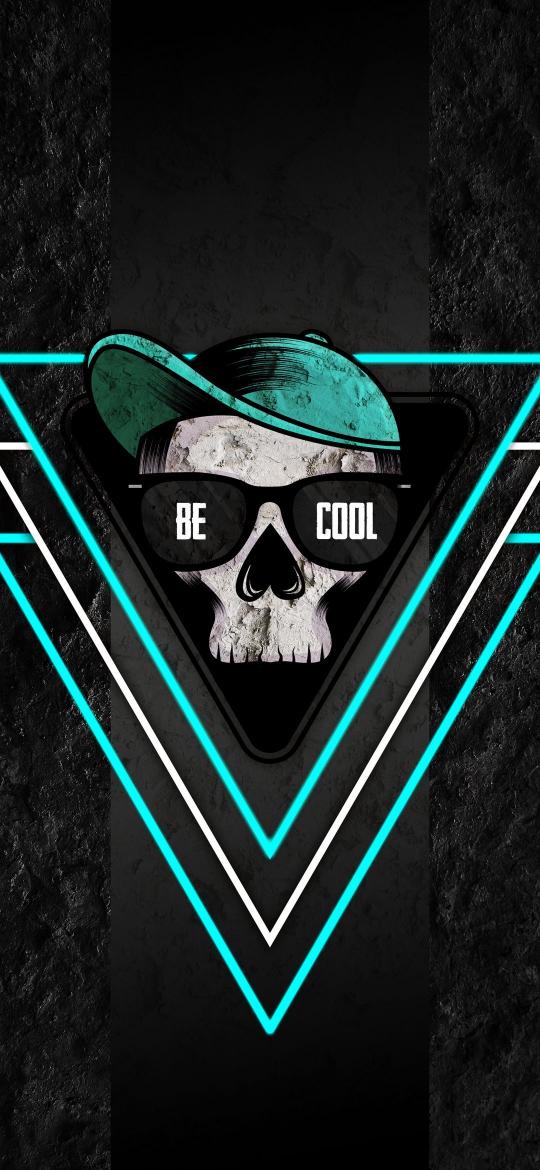 Cool Skull Neon Design