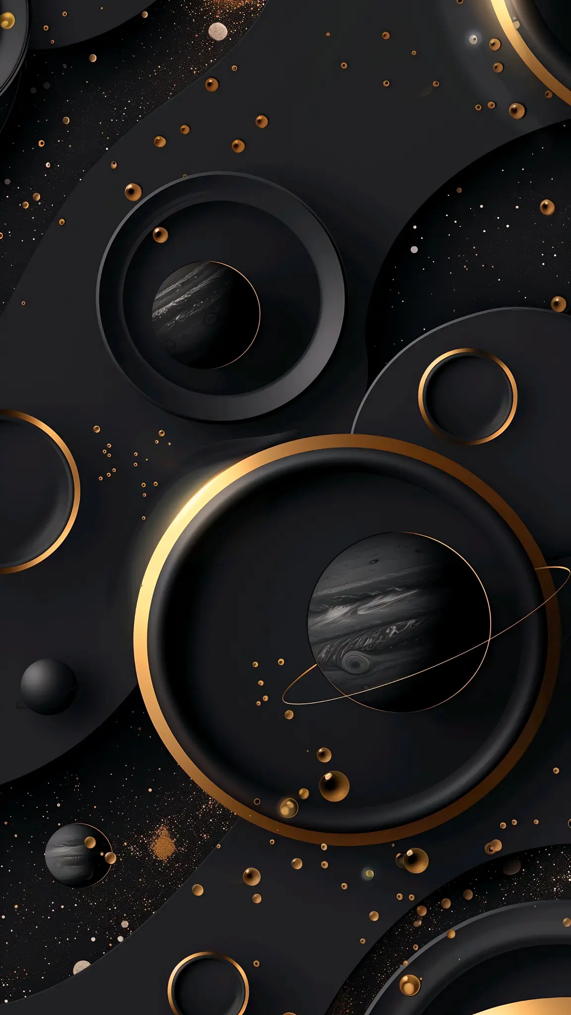 Cosmic Black and Gold - Related OpersCraft wallpaper