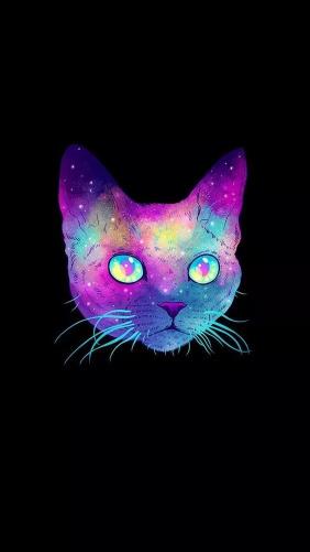 Cosmic Cat Portrait - Related OpersCraft wallpaper