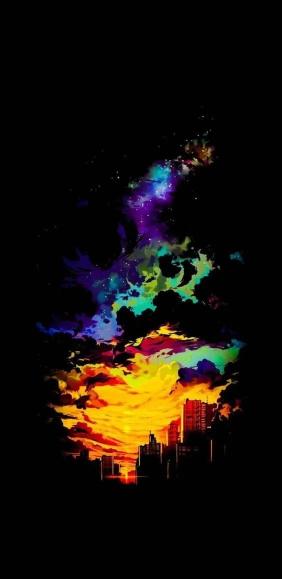Cosmic City Sunset - Related OpersCraft wallpaper