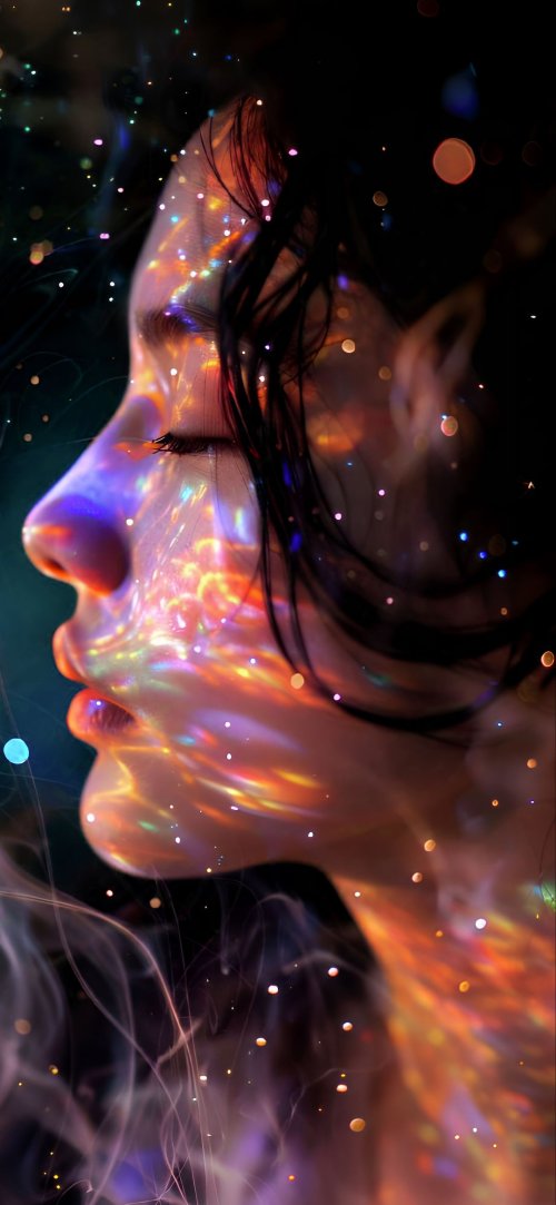 Cosmic Face Portrait