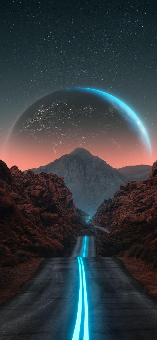 Cosmic Highway Journey - Related OpersCraft wallpaper