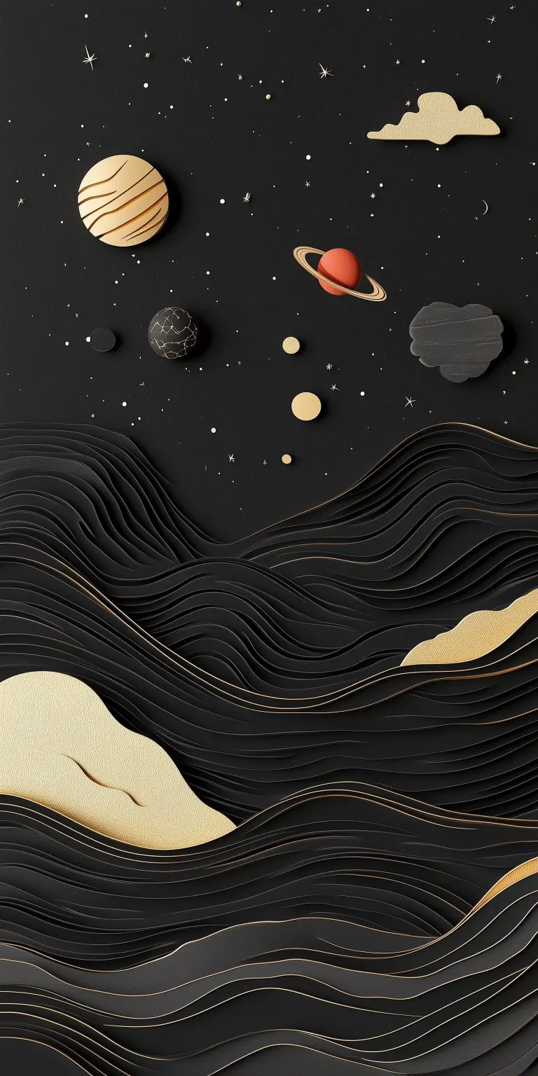 Cosmic Paper Landscape - Related StockWalls wallpaper