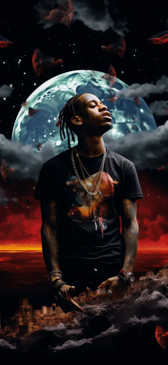 Cosmic Rapper Portrait - Related OpersCraft wallpaper