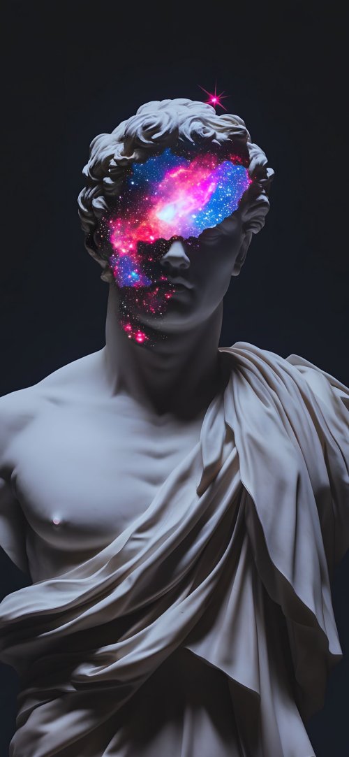 Cosmic Sculpture Head - Related OpersCraft wallpaper
