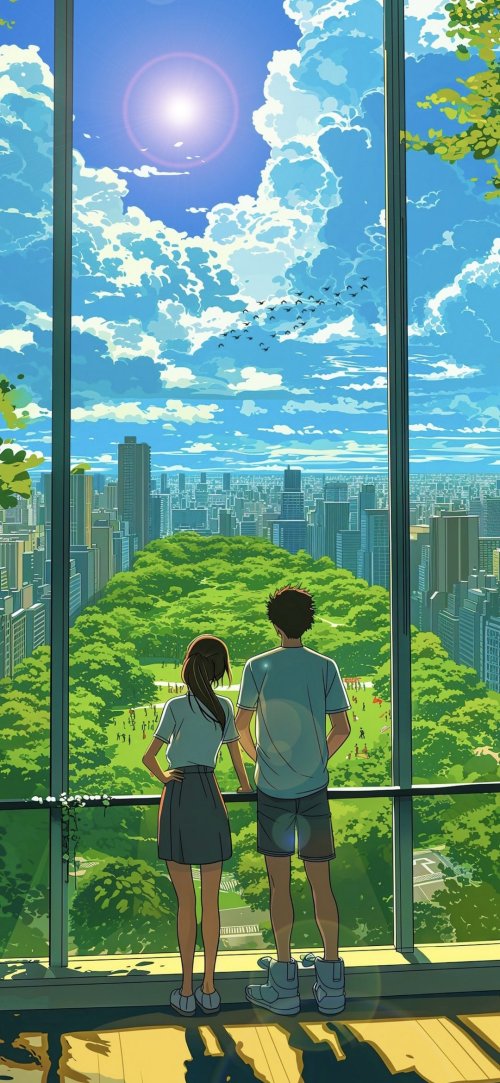 Couple City View