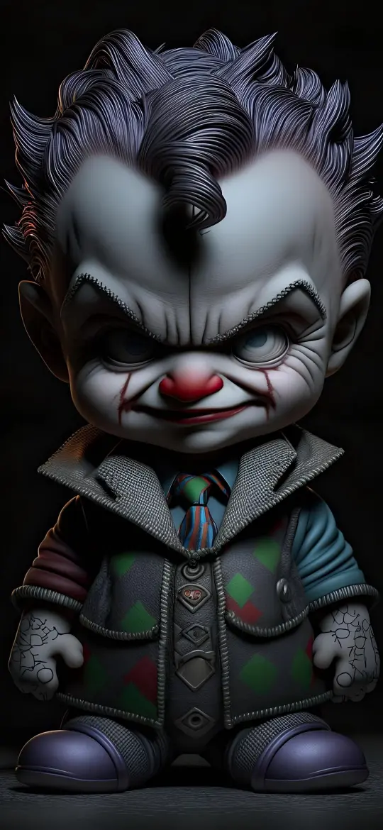 Creepy Clown Doll - horror Wallpaper