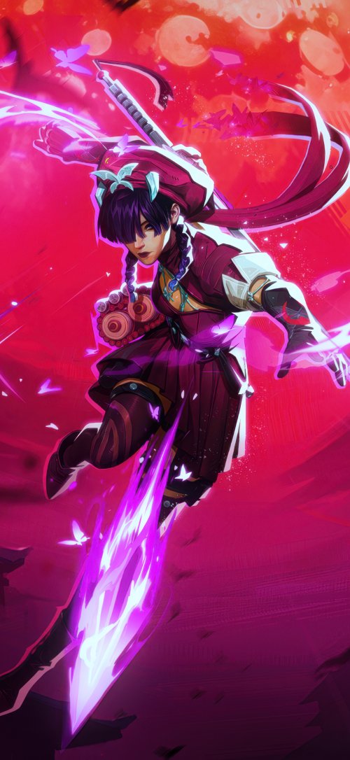 Crimson Anime Warrior - Related OpersCraft wallpaper