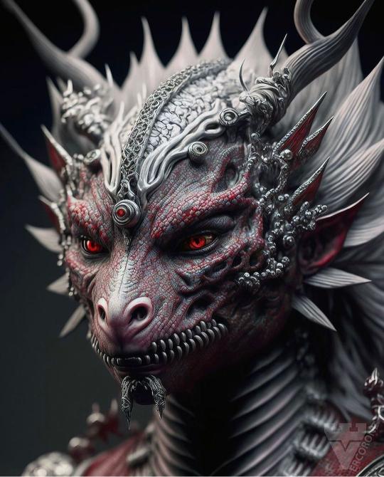 Crimson Dragon Close-Up
