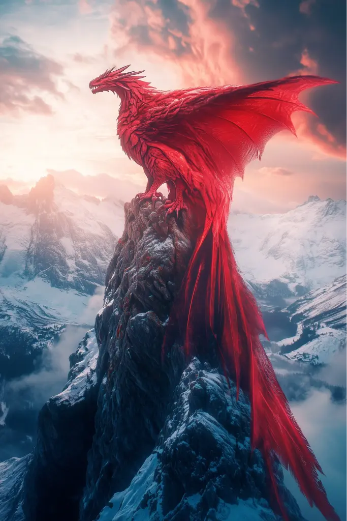 Crimson Dragon Mountain Peak