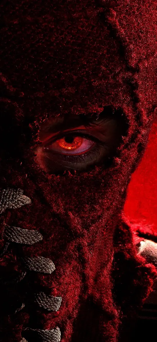 Crimson Masked Gaze
