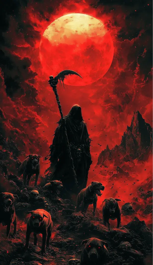 Crimson Reaper and Hounds - Related OpersCraft wallpaper