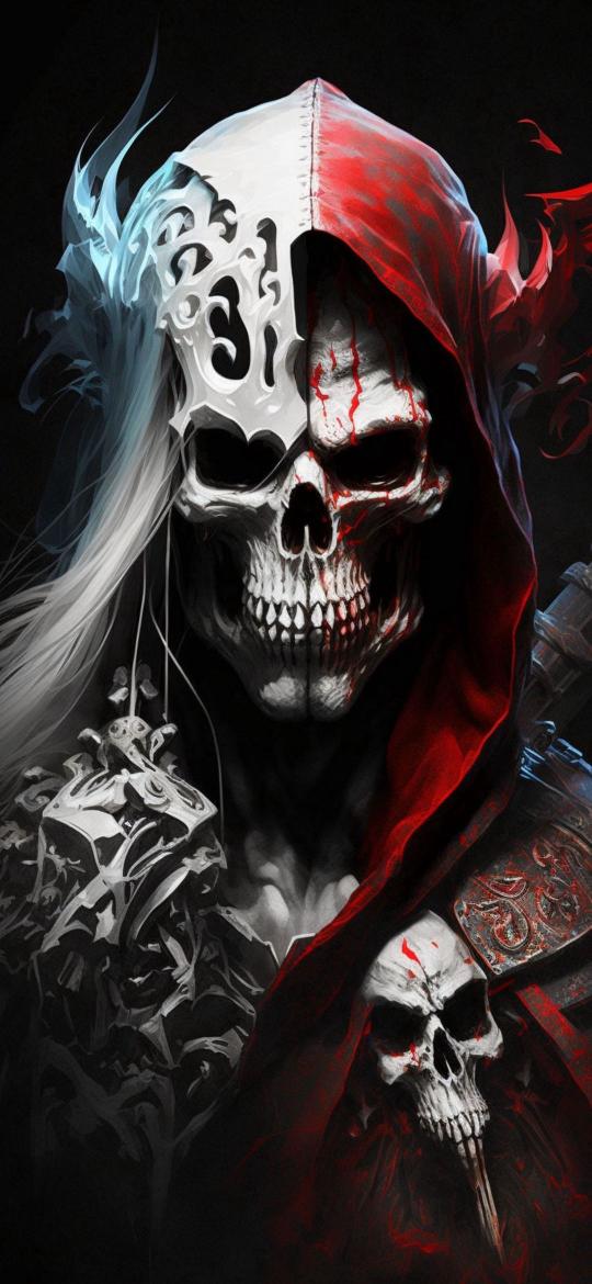 Crimson Skull Warrior - Related OpersCraft wallpaper